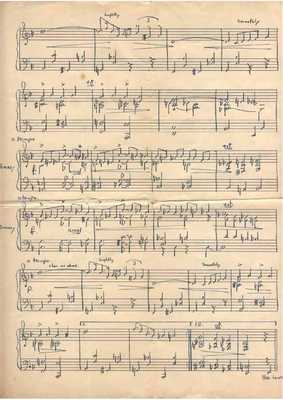Manuscript of Dreamy Serenade