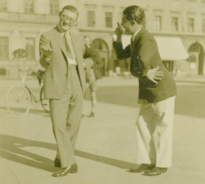 Edgar Adeler with Al Bowlly in Germany